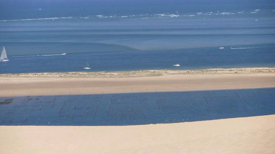 Hudooooo! Čaroben pogled s sipine na Atlantik.