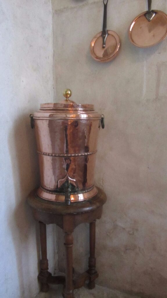 Del lepo ohranjene kuhinje gradu Chenonceau