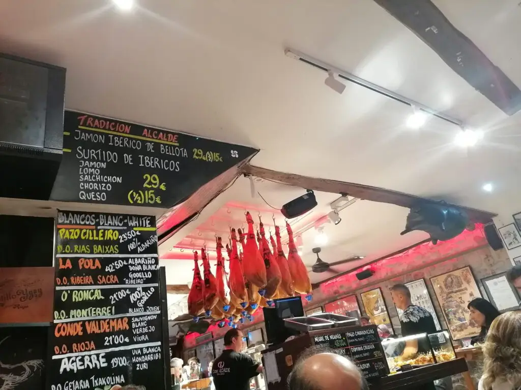 Ponudba v enem izmed lokalov